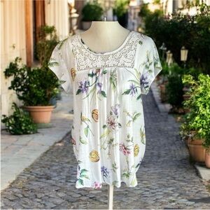 Liz Claiborne Floral Blouse